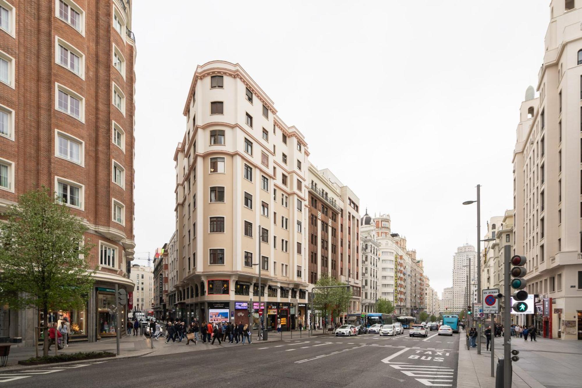 Apartmán Apartamento Reformado De Lujo En Gran Via Madrid Exteriér fotografie